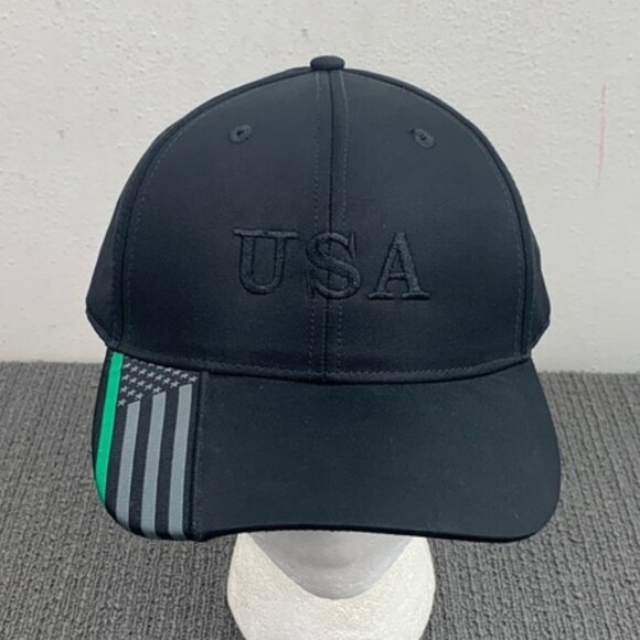 USA Thin Green Line Military Baseball Hat Mens Adult Strapback BF Goodrich Tires - Picture 1 of 13